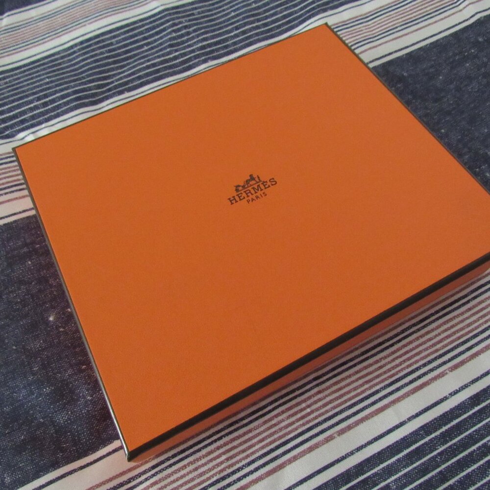 Authentic HERMES Empty Box 8” x 7” x 2”